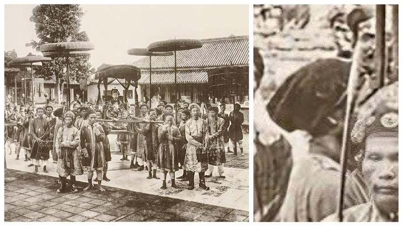phuc dung van hoa,  tranh cai van hoa,  tai hien van hoa,  hoang hau Nam Phuong,  trang phuc lich su anh 3