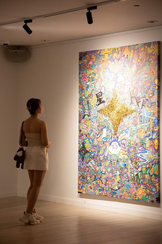 trien lam Sao Bon Canh,  Mo Art Space,  Hoang Anh Trung,  Stardust the Tropical Night anh 3