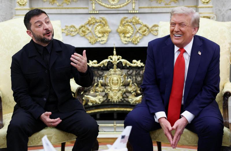 cuoc gap Trump Zelensky,  cuoc gap ba ben,  xung dot Ukraine anh 1