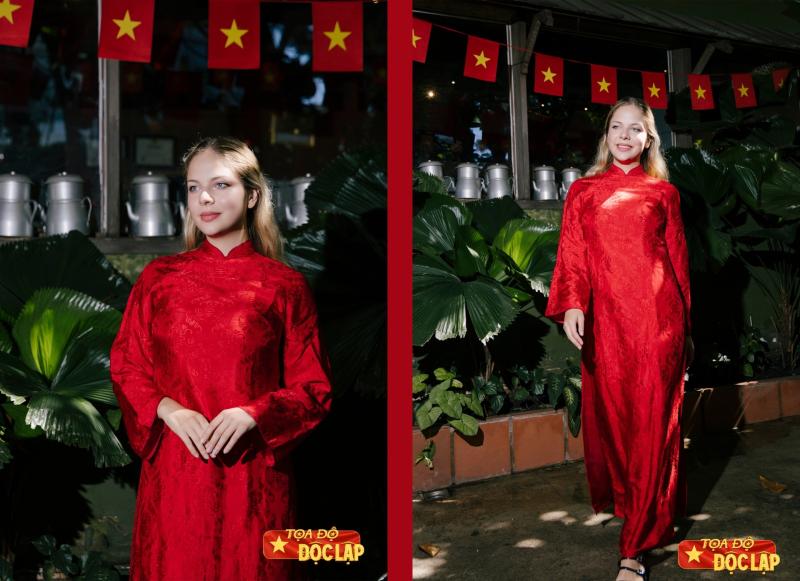 co gai Nga Viet Nam,  Ngoc Anh ao dai,  bun bo Hue Nga,  Aleksandra Savenko Viet Nam,  dam me Viet Nam,  am thuc Viet Nga anh 9