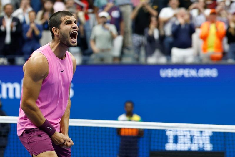 Carlos Alcaraz tai san,  Carlos Alcaraz tien,  Carlos Alcaraz US Open,  Carlos Alcaraz Grand Slam,  Carlos Alcaraz quan vot,  Alcaraz vo dich anh 4