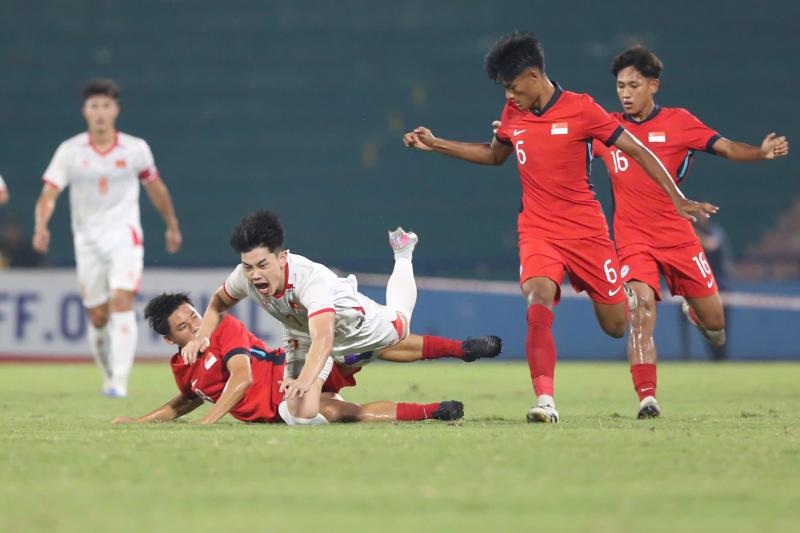 U23 Viet Nam vs Singapore anh 8