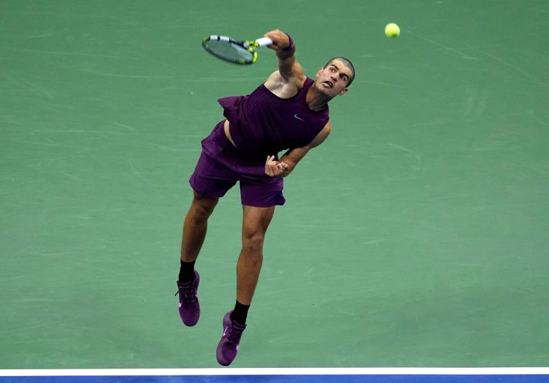Carlos Alcaraz tai san,  Carlos Alcaraz tien,  Carlos Alcaraz US Open,  Carlos Alcaraz Grand Slam,  Carlos Alcaraz quan vot,  Alcaraz vo dich anh 7