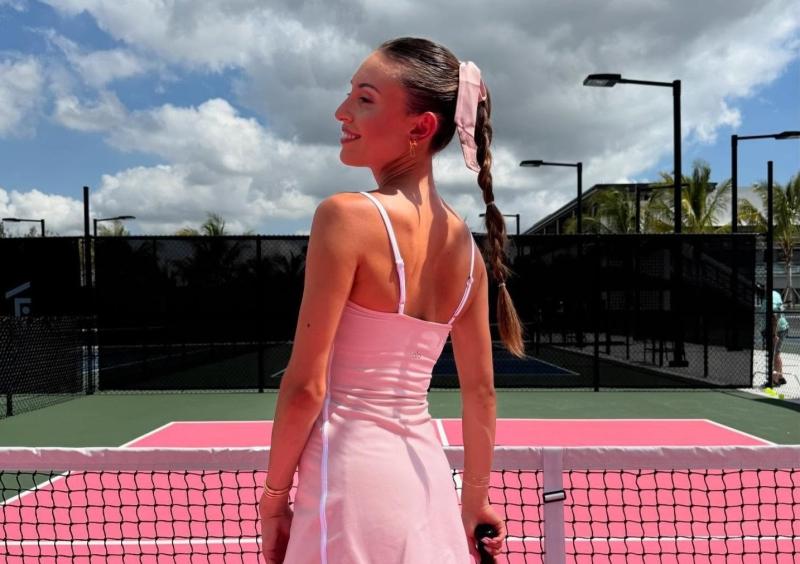Parris Todd pickleball,  pickleball Ha Noi,  vo dich MLP,  Barbie pickleball,  tay vot Parris Todd,  san pickleball Ha Noi anh 12