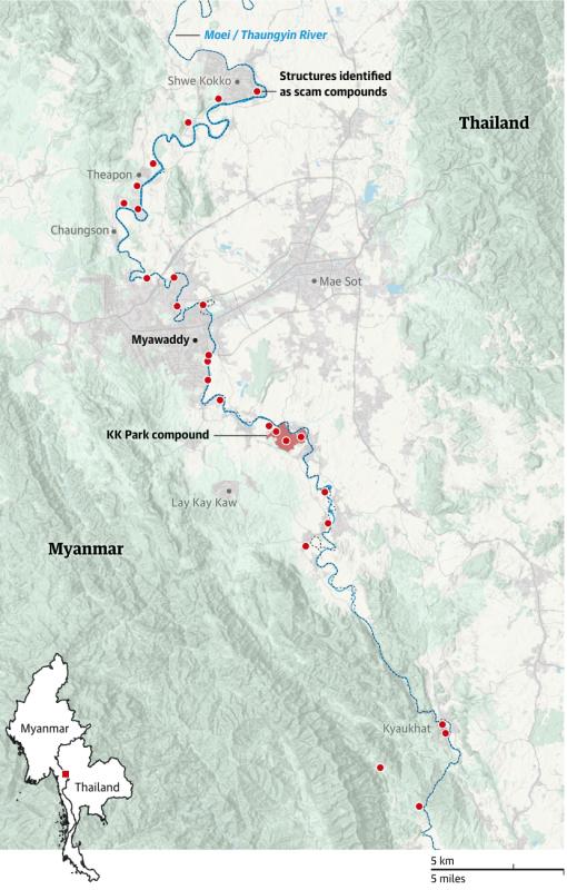 lua dao truc tuyen,  khu lua dao,  toi pham mang,  bien gioi Thai Myanmar,  nan nhan lua dao,  Dong Nam A anh 1