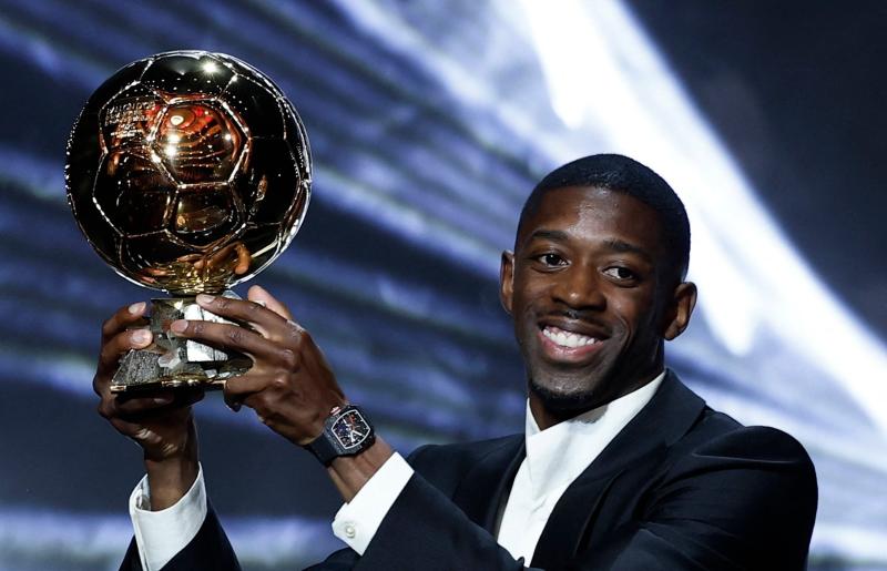 Qua bong vang 2025,  Ousmane Dembele,  Richard Mille,  Patek Philippe,  dong ho xa xi anh 1