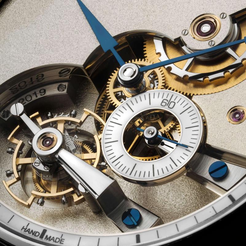 dong ho xa xi,  Greubel Forsey,  Nano Foudroyante EWT,  dong ho gioi han,  tourbillon bay,  dong ho dat do anh 8