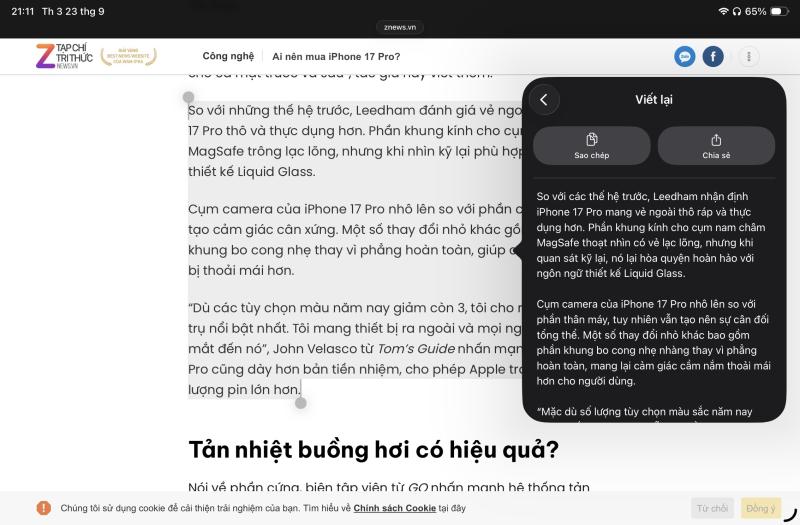 Apple Intelligence tieng Viet,  AI cua Apple,  tri tue nhan tao,  dung thu Apple Intelligence anh 2