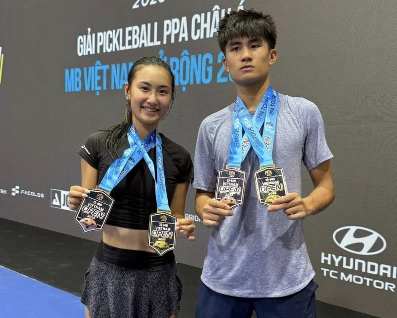 Alix Truong pickleball,  PPA Tour Asia,  pickleball vo dich,  Alix Truong,  tay vot Alix Truong,  Vietnam Cup 2025 pickleball anh 13