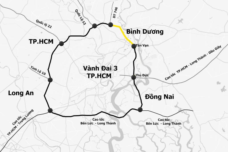 Vanh dai 3 qua TP.HCM anh 1