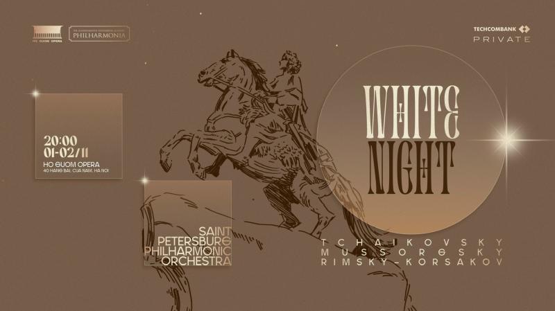 Techcombank Private,  Techcombank White Night,  hoa nhac White Night,  White Night Dem Trang,  Nha hat Ho Guom,  St. Petersburg Philharmonic Orchestra anh 1
