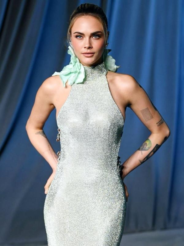 Cara Delevingne,  Cara Delevingne rach vay,  Emma Stone,  Oscar 2024,  Jung Eun Chae anh 5