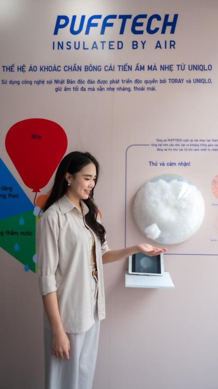 ao giu am Uniqlo,  HEATTECH,  PUFFTECH,  mac am khong nang,  cong nghe giu nhiet,  thoi trang Ha Noi anh 6