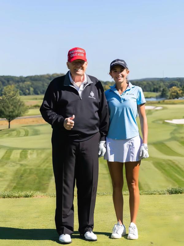Kai Trump golf,  chau gai Donald Trump,  LPGA Tour,  The Annika,  VDV golf,  golf chuyen nghiep,  golf nu chuyen nghiep,  ra mat golf anh 2