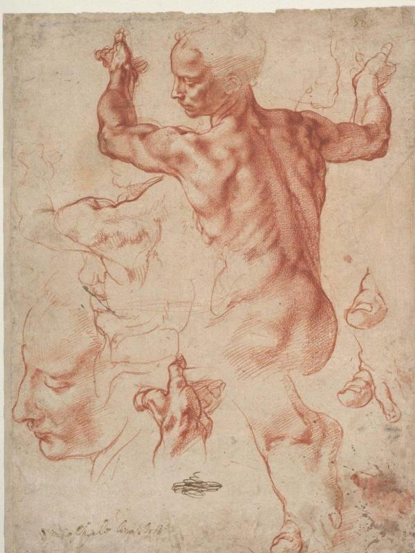 ban chan,  Michelangelo,  Nha nguyen Sistine,  Christie’s anh 3