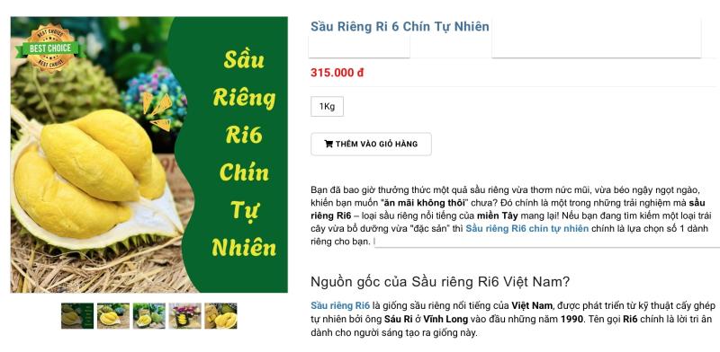 sầu riêng ảnh 2