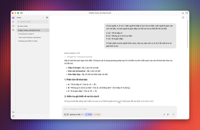 Tải Google Gemma 4, Gemma 4 là gì, Gemma 4 vs Gemini, tải AI miễn phí ảnh 11 Tải Google Gemma 4, Gemma 4 là gì, Gemma 4 vs Gemini, tải AI miễn phí ảnh 11