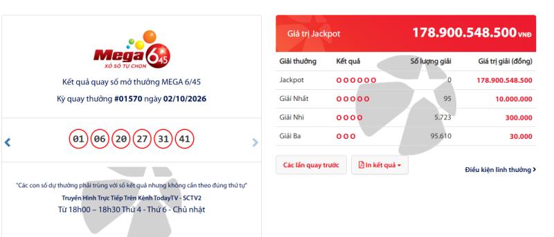 vietlott ảnh 1 vietlott ảnh 1